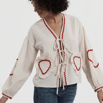 Chloe Heart Blouse