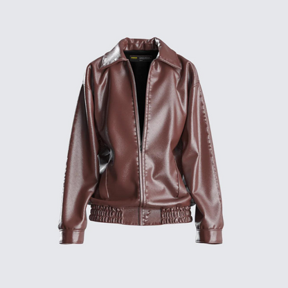 Chloe Oversize Leather Jacket