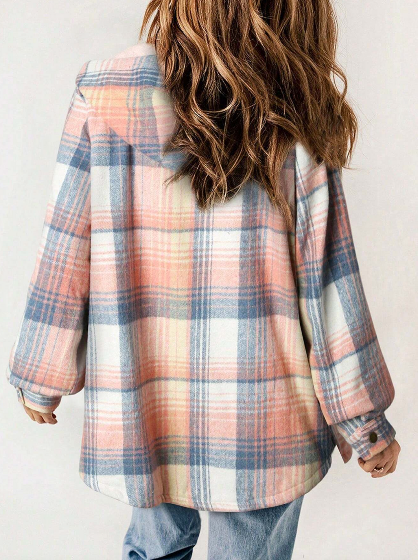 Plaid Hooded Coat