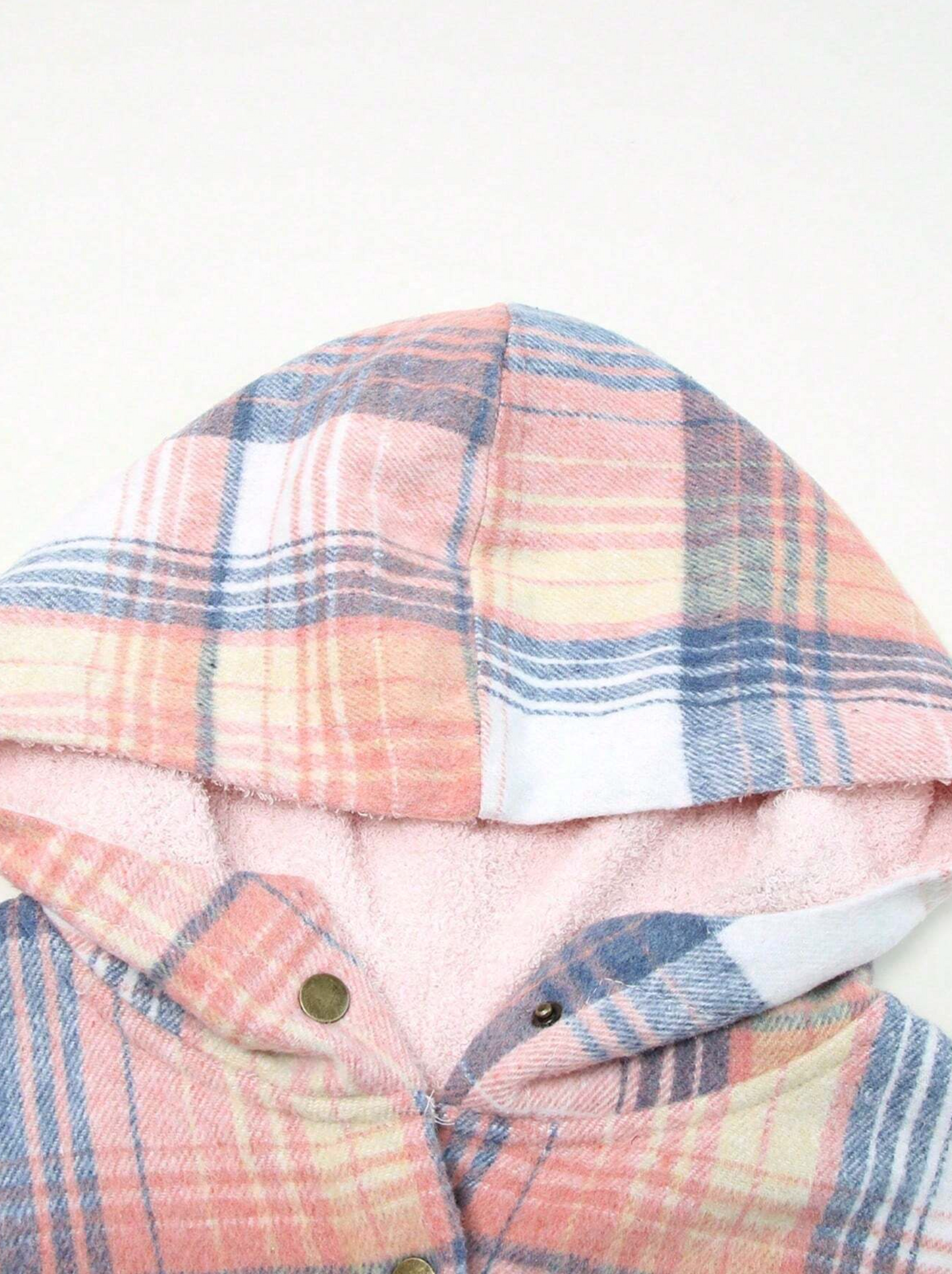 Plaid Hooded Coat