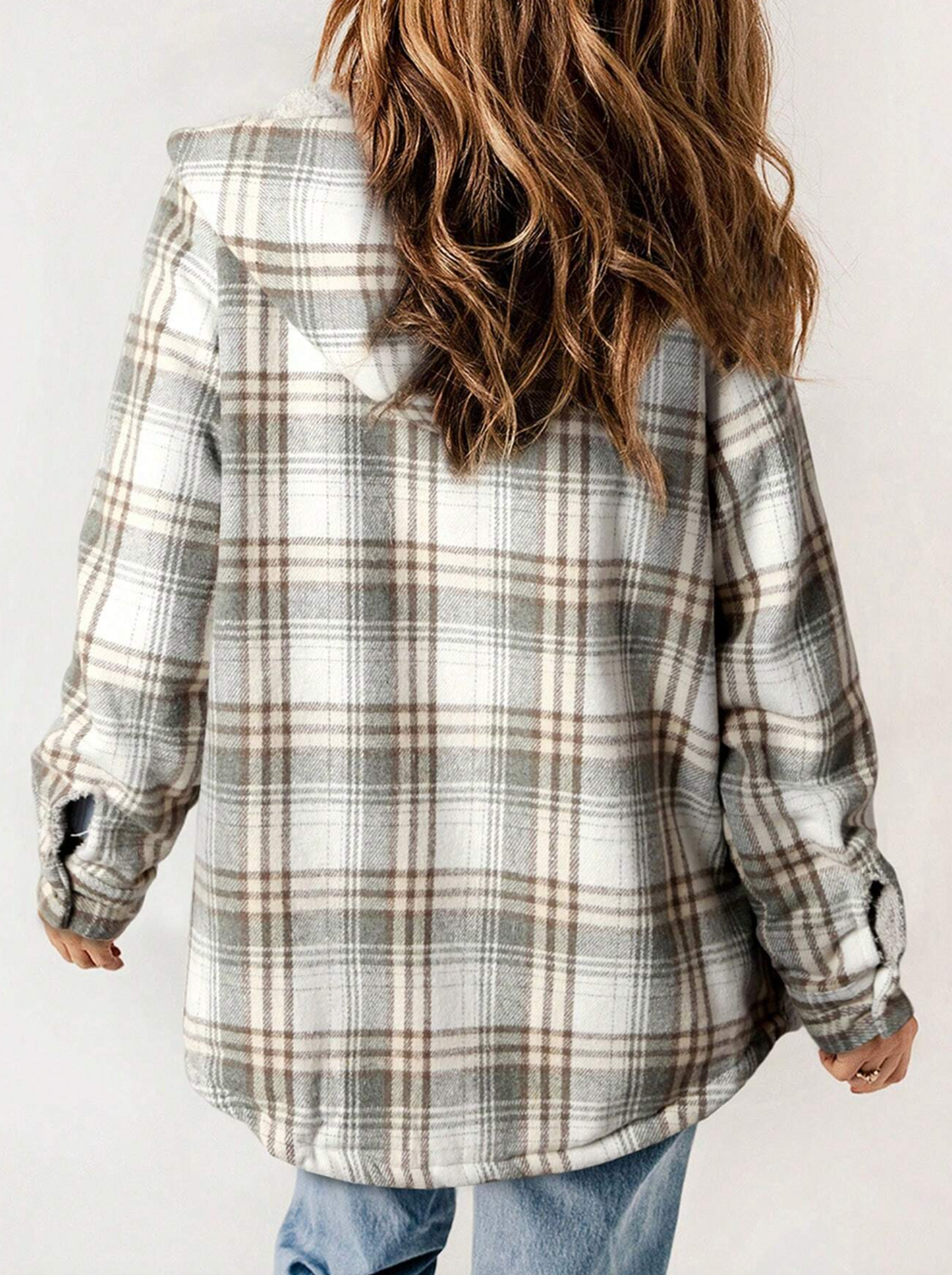 Plaid Hooded Coat