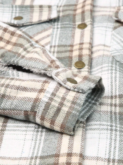 Plaid Hooded Coat