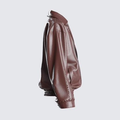 Chloe Oversize Leather Jacket