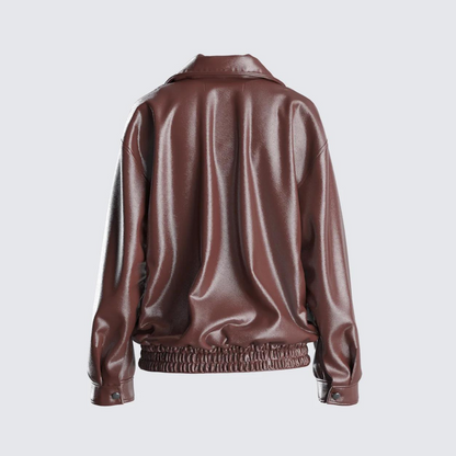 Chloe Oversize Leather Jacket