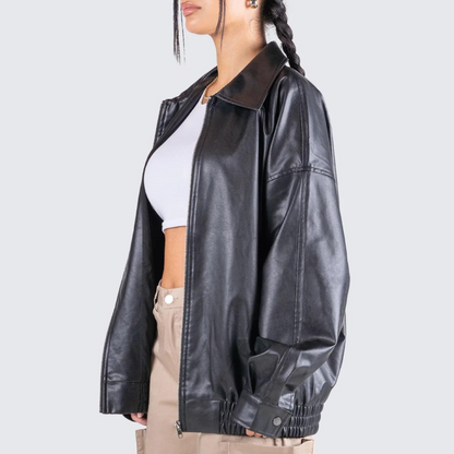 Chloe Oversize Leather Jacket