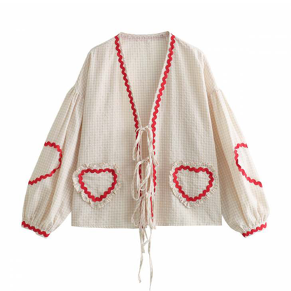 Chloe Heart Blouse