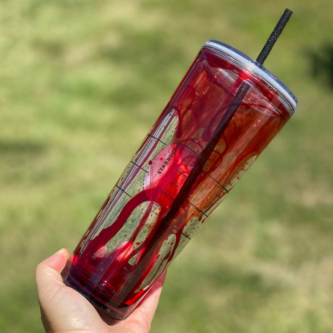 Spooky Halloween Blood Drip Cup - Haunted Tumbler