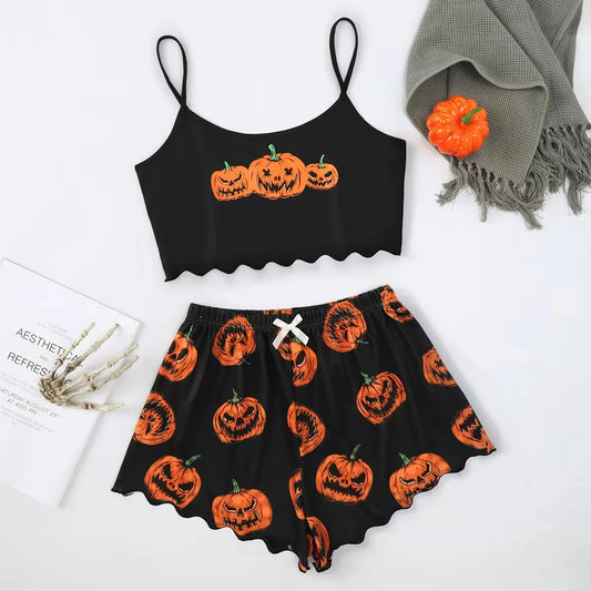 Chloe Halloween Nightie Pajama Set